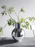 Vase design en acier inoxydable Lunea