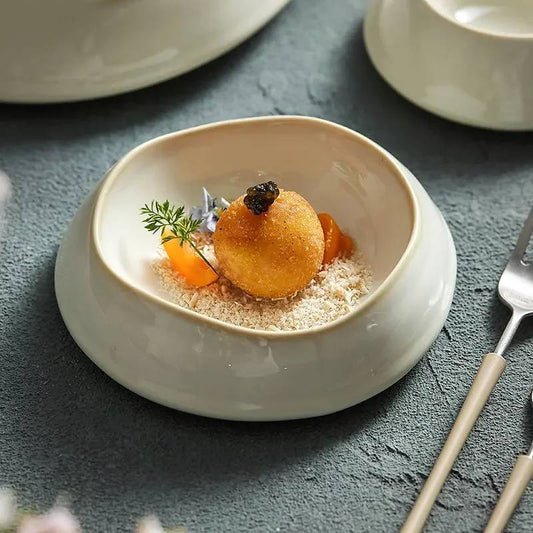 Deep plates in organic design – 2-piece
