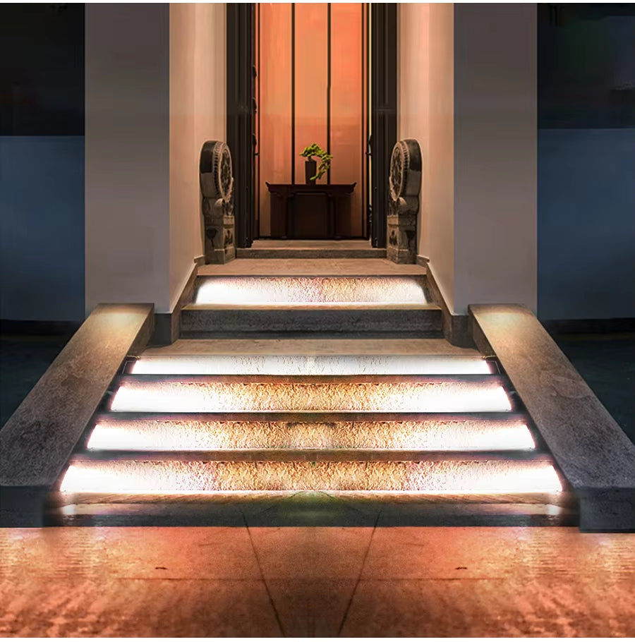 Solar outdoor light LumiStep – set of 2