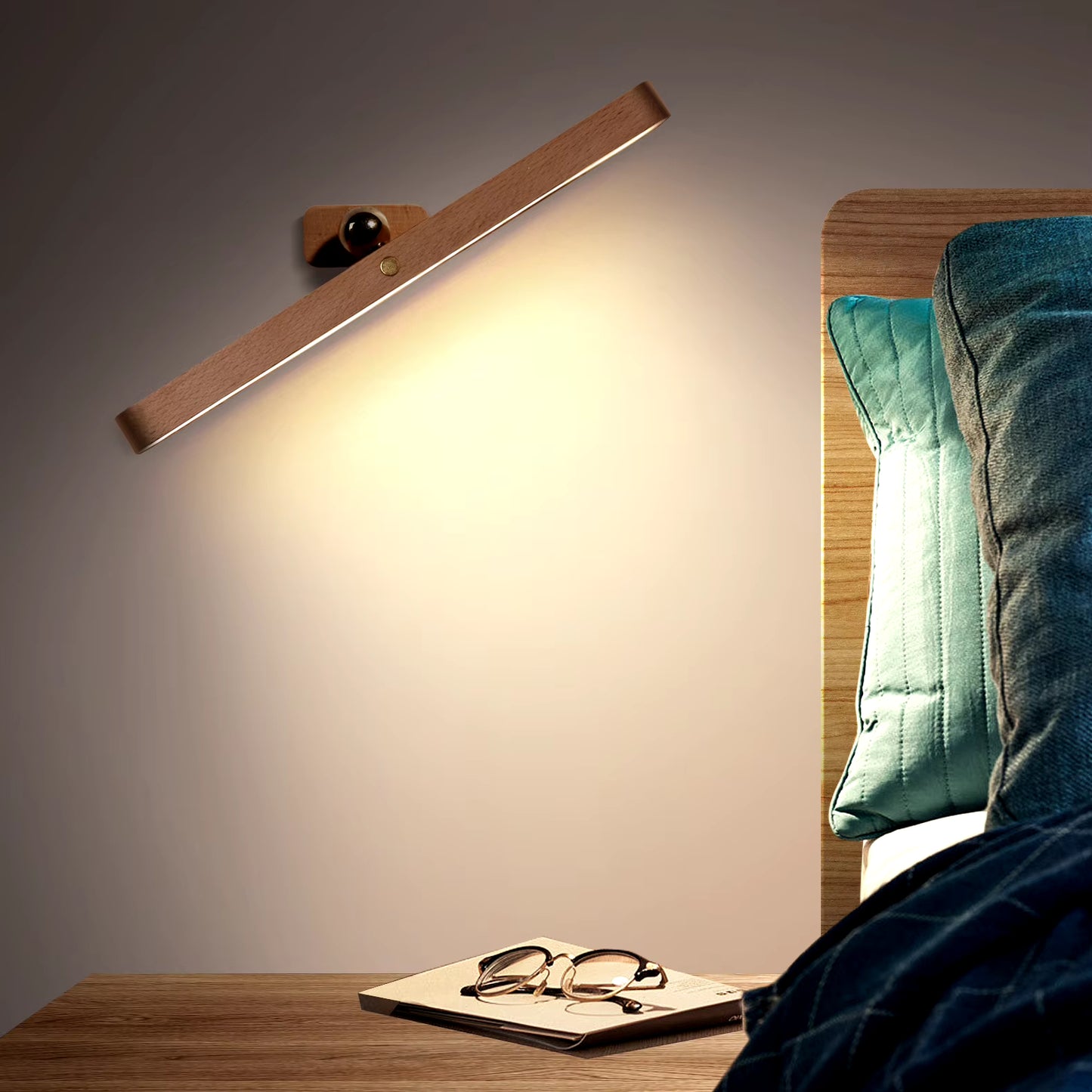 Lampada wireless Wood