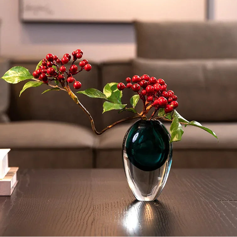 Glass Vase Modern Vela