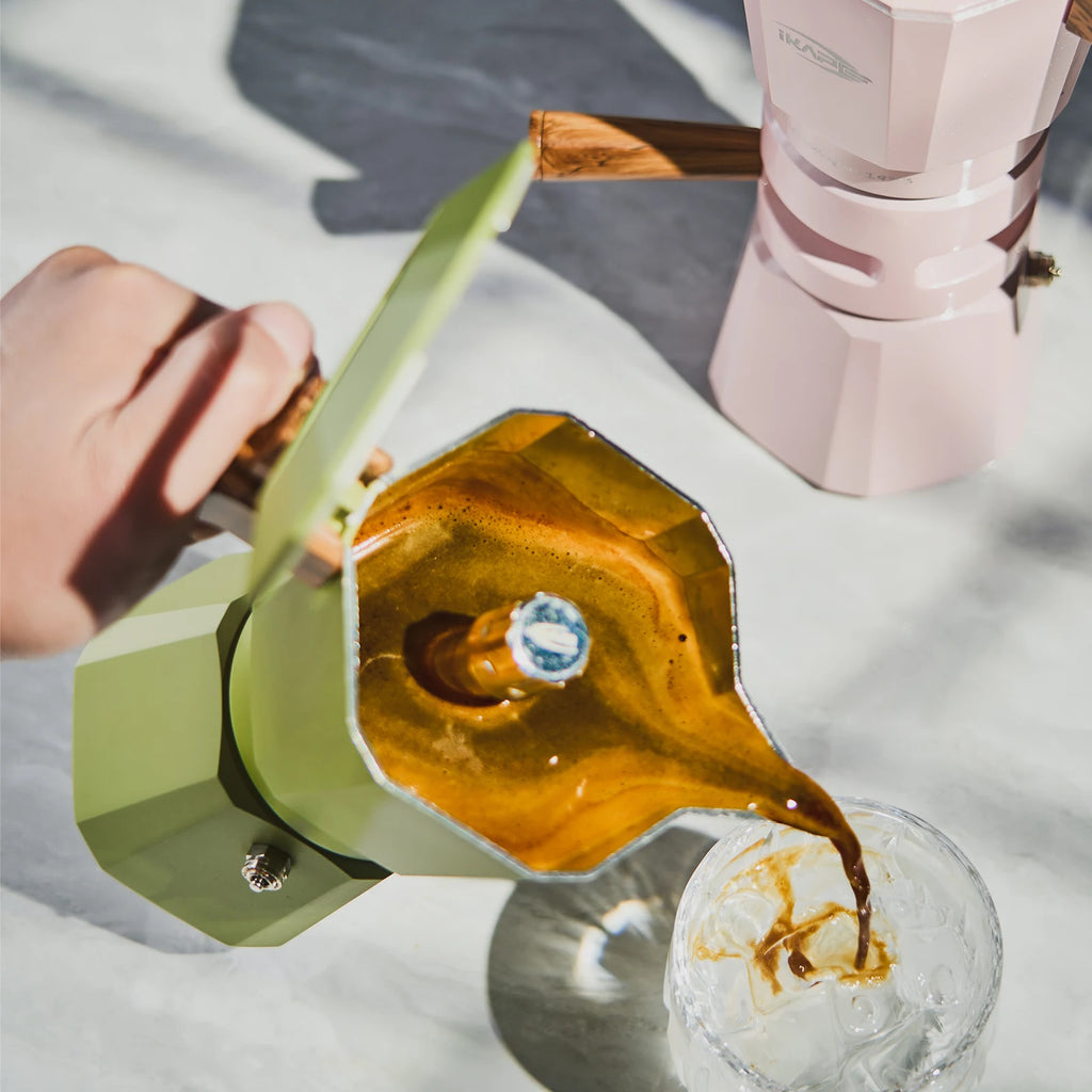 Italienische Moka Kanne Colore – 4 Tassen