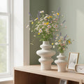 Sculptural Ceramic Vases Harmony Set of 2