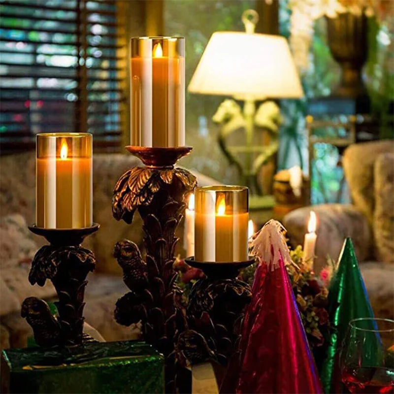 LED candles trio IllumiFlame