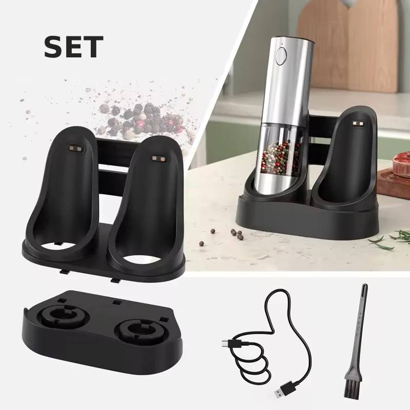 Electric salt and pepper shaker