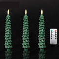 LED Weihnachtskerzen im Tannenbaum-Design