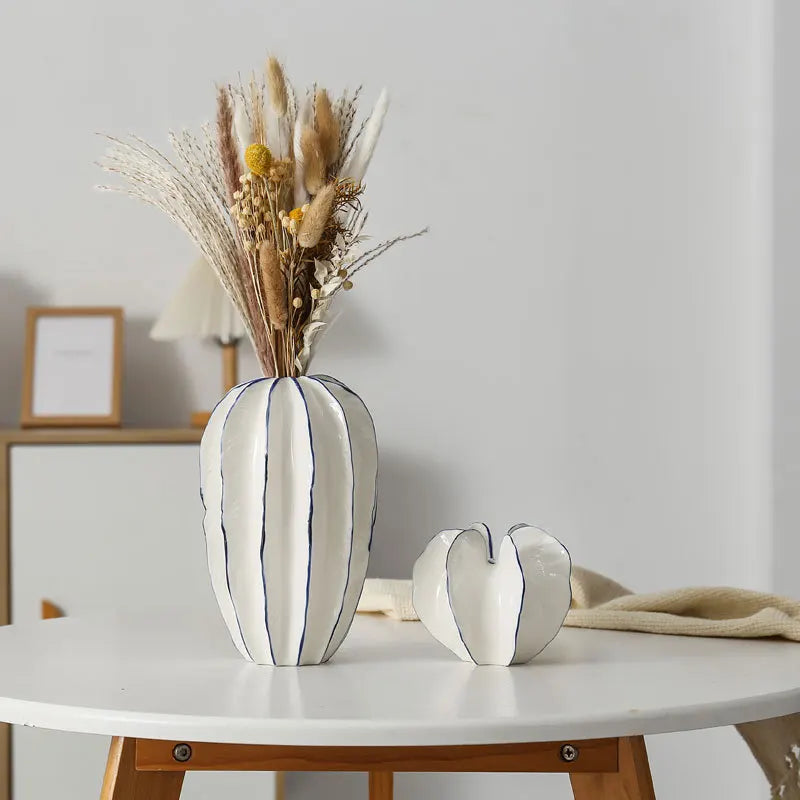 Elegant Decorative Ceramic Vases Milano Set of 2