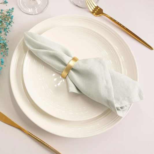 Set portatovaglioli Gold Elegance - 12 pezzi
