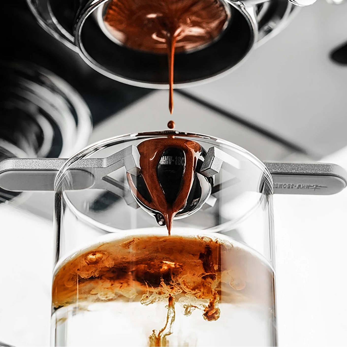 Kühlkugel aus Edelstahl für Espresso