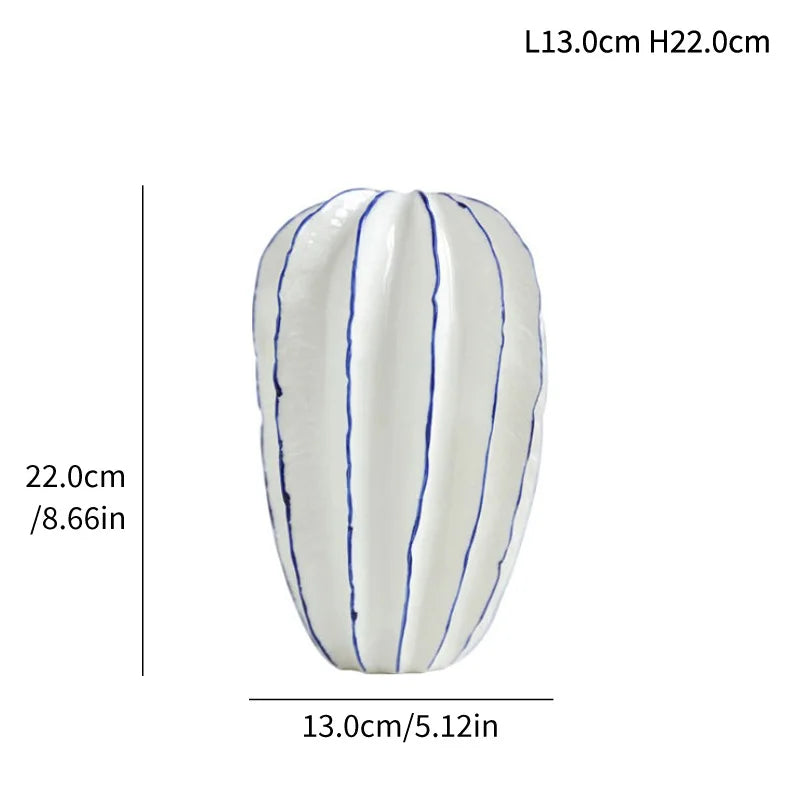 Elegant Decorative Ceramic Vases Milano Set of 2