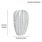 Vases en céramique décorative élégants Milano par lot de 2