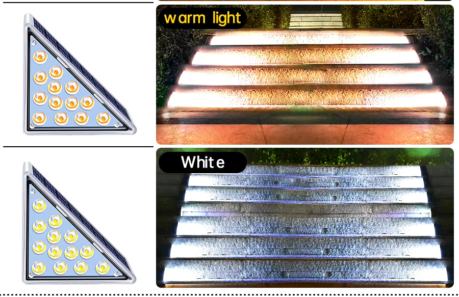 Solar outdoor light LumiStep – set of 2