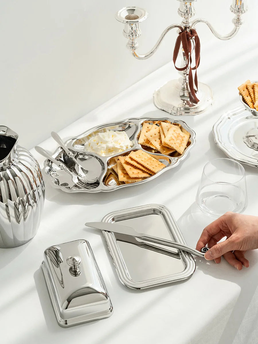 Edelstahl Butterdose Inéa