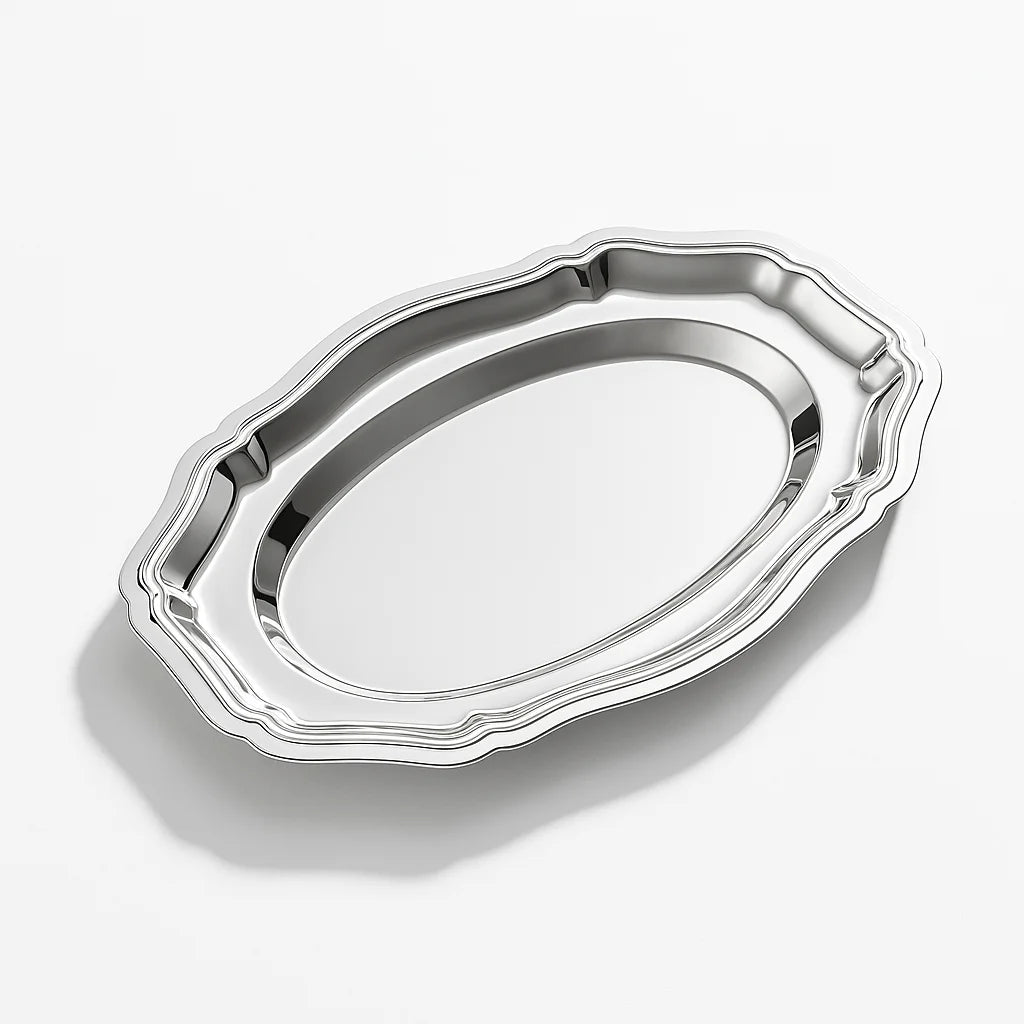 Vassoio da portata in acciaio inox Vintae