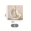 Decorative sailboat sculpture
