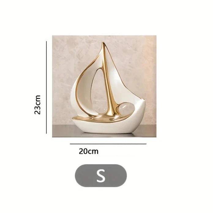 Sculpture décorative de voilier
