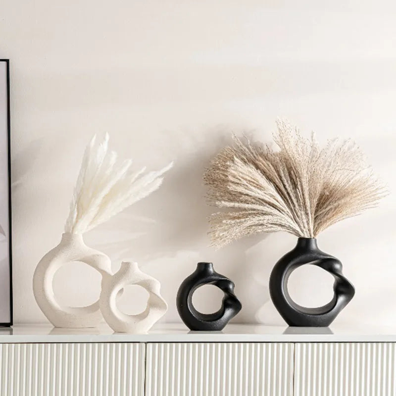 Vase decorativa Twist da ceramica