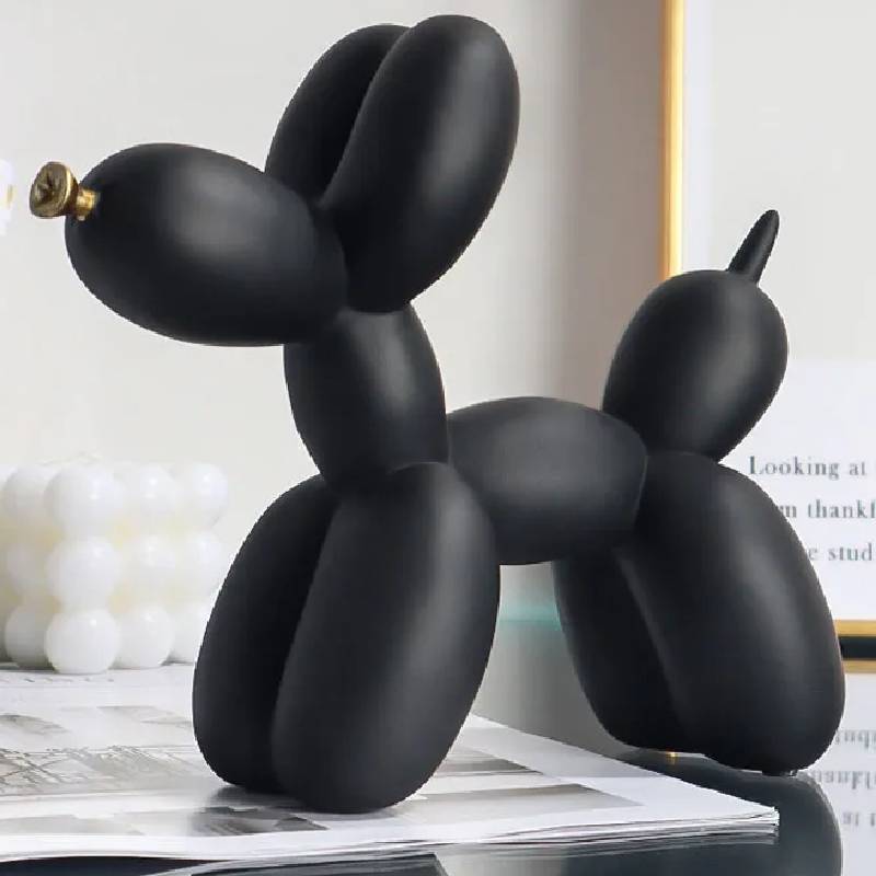 scultura di palloncini a forma di cane