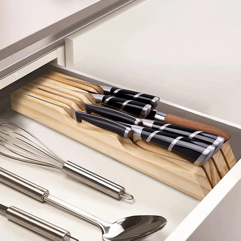 Organisateur de couteaux Collection Bambou