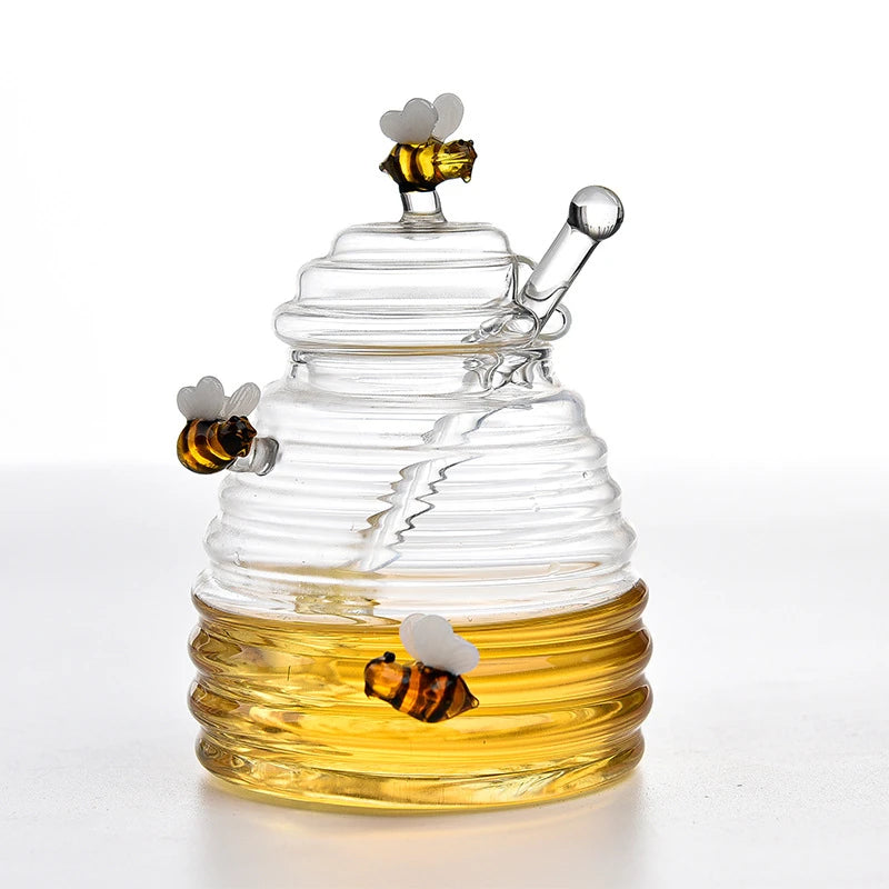 Glas Honigspender SweetBee