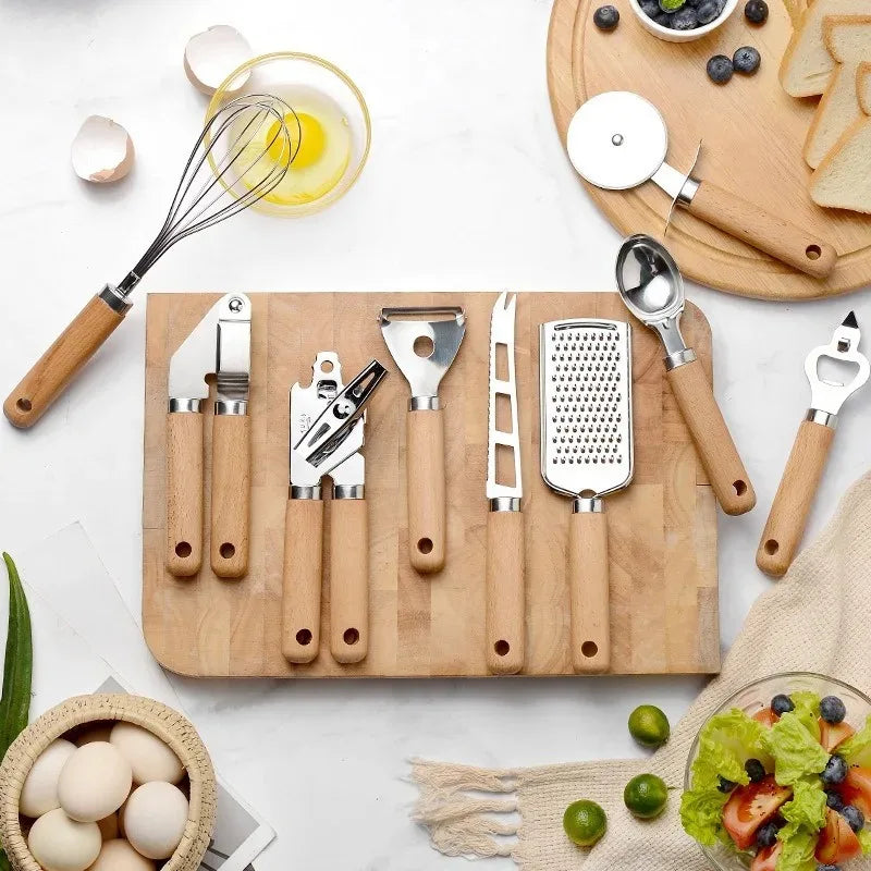 Kitchen utensils essential set 9-piece