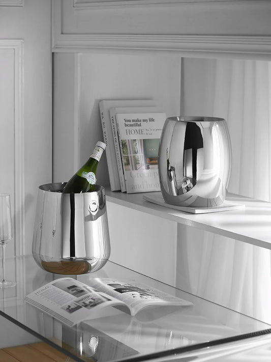 Ice bucket made of stainless steel Elor