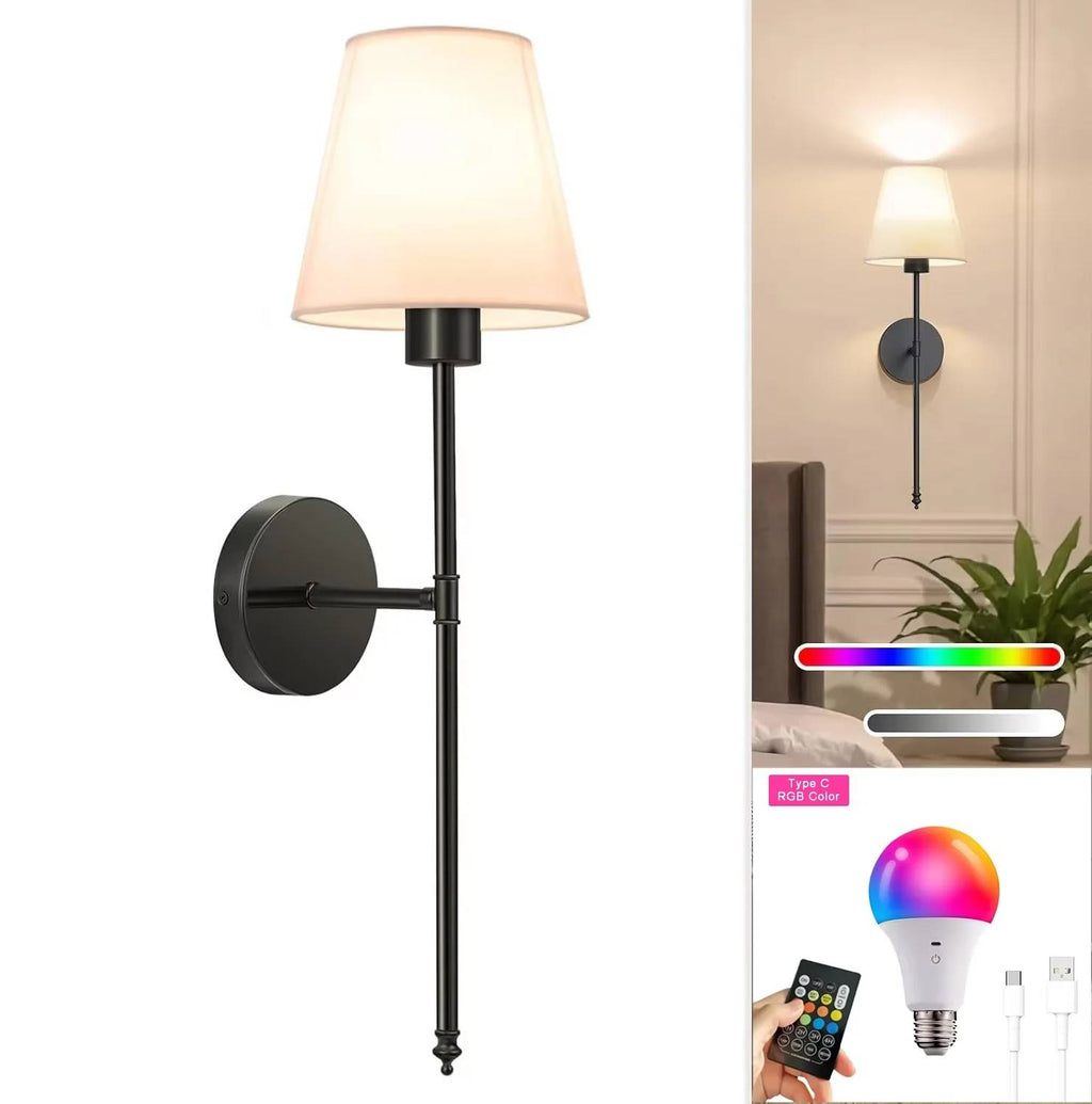Wireless Wall Lamp Without Drilling Luma