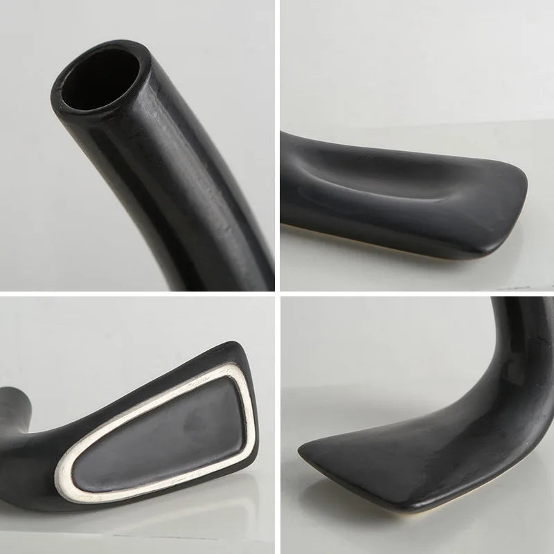 Double set decorative vases elegance
