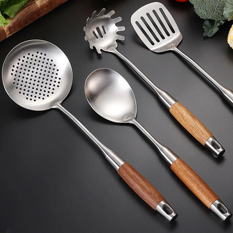 Set di utensili da cucina con supporto EleganzChef – 7 pezzi