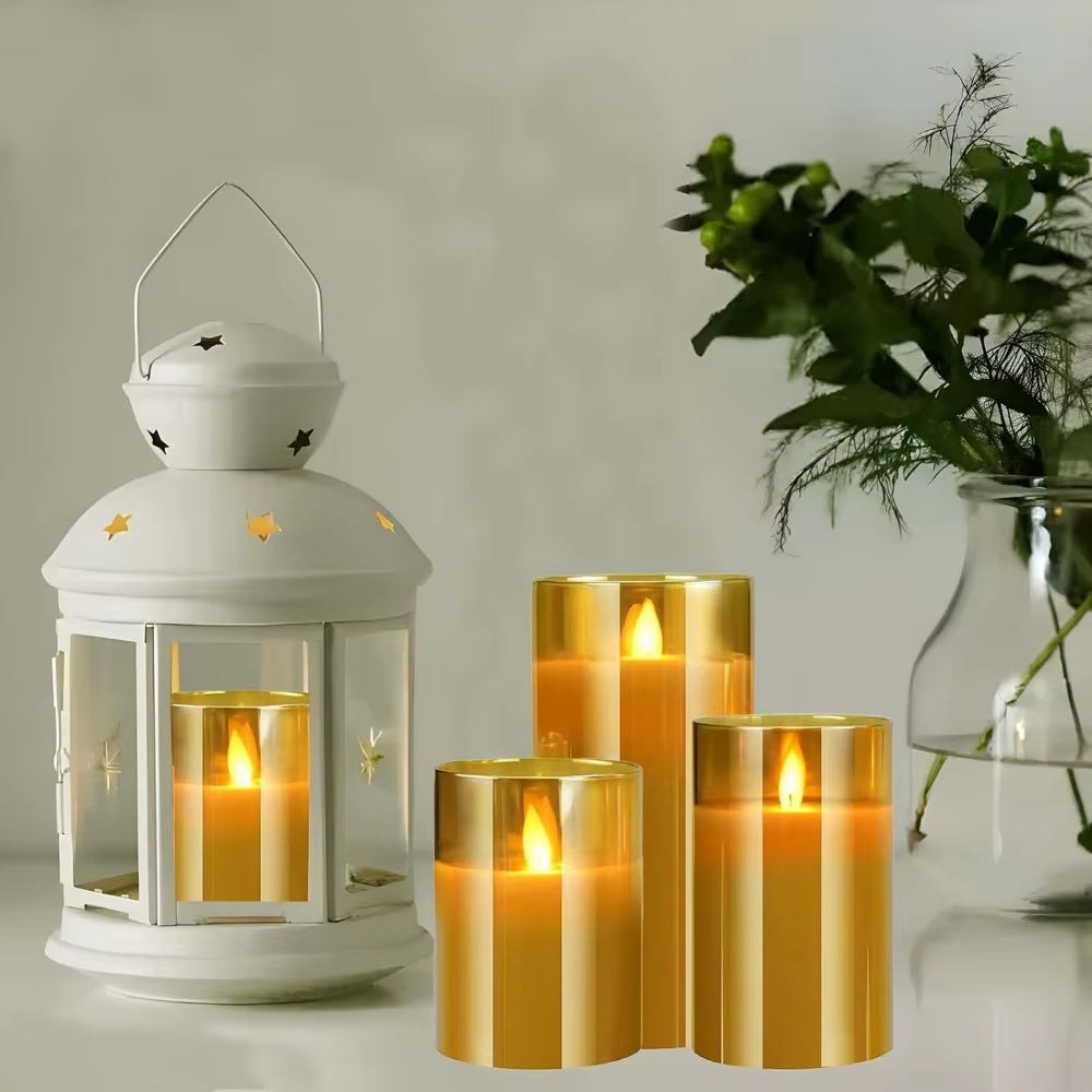 LED-Kerzen Trio IllumiFlame