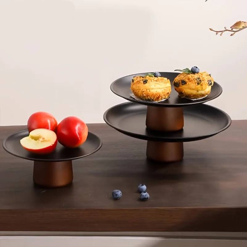 Serving platters set made of acacia wood – 3-piece