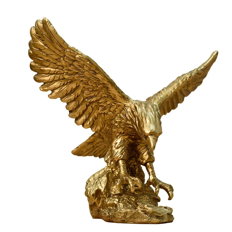 Scultura Aquila Dorata