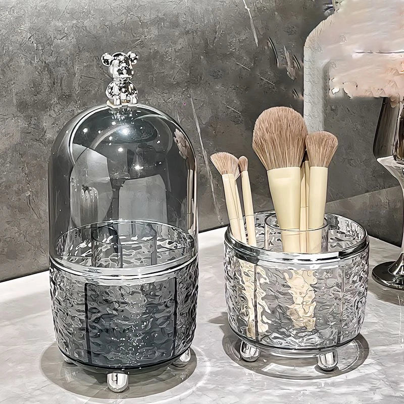 Brush and Make-up Organizer 360° Silver