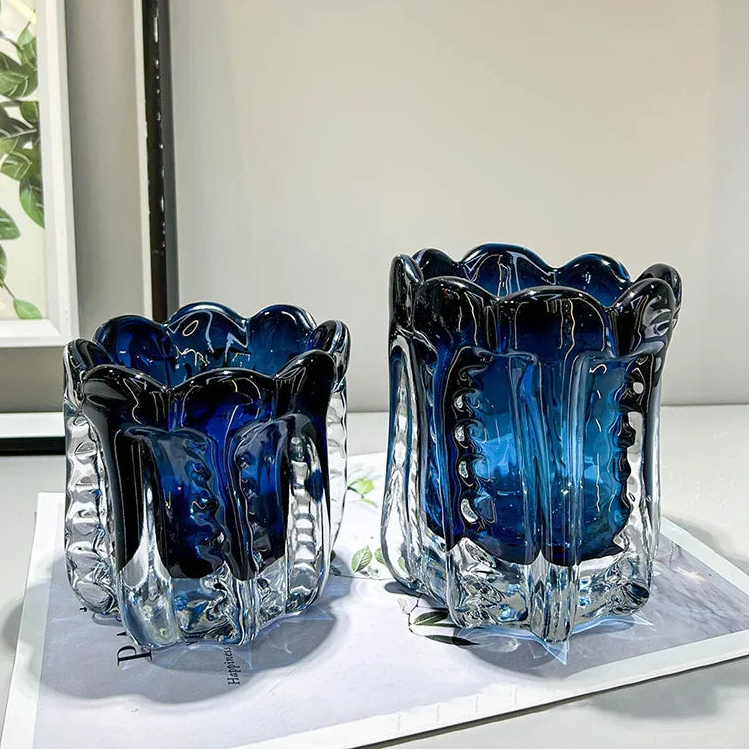 Glass Vase Organic Elva