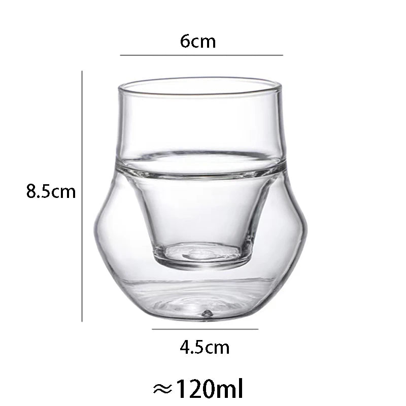 Doppelwandiges Barista-Glas für Espresso