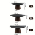 Serving platters set made of acacia wood – 3-piece