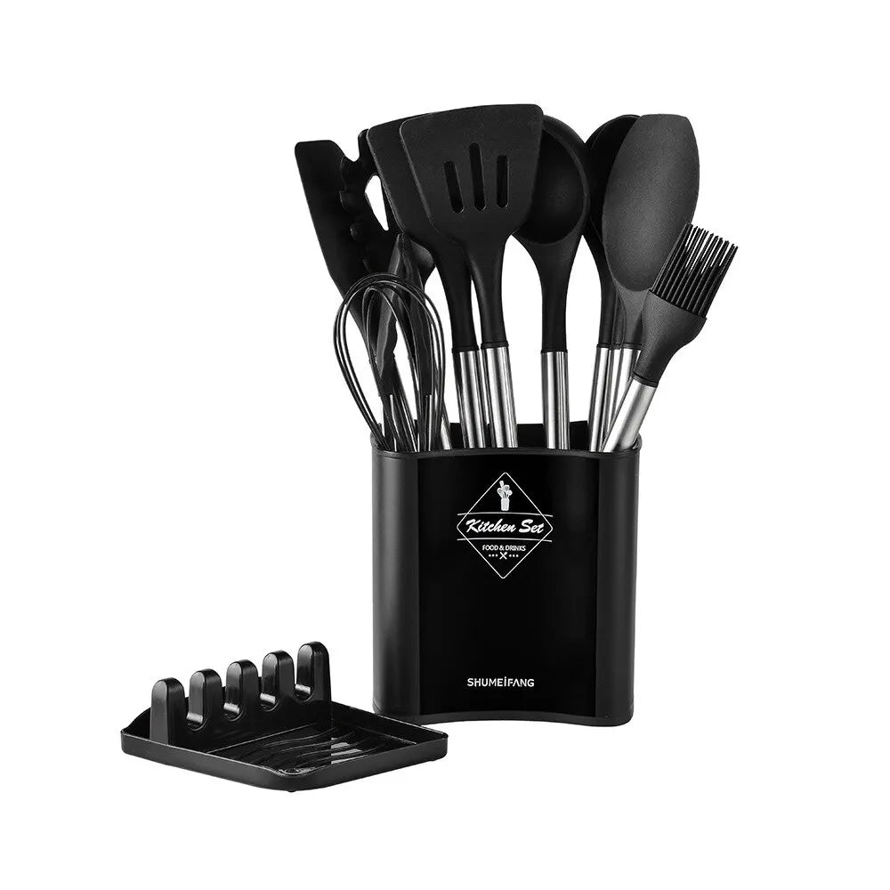 Silicone kitchen utensils set – 13-piece