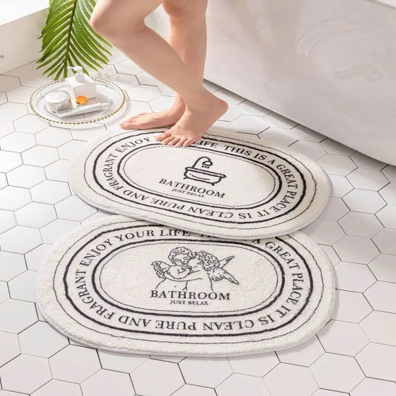 Modern bathroom rug