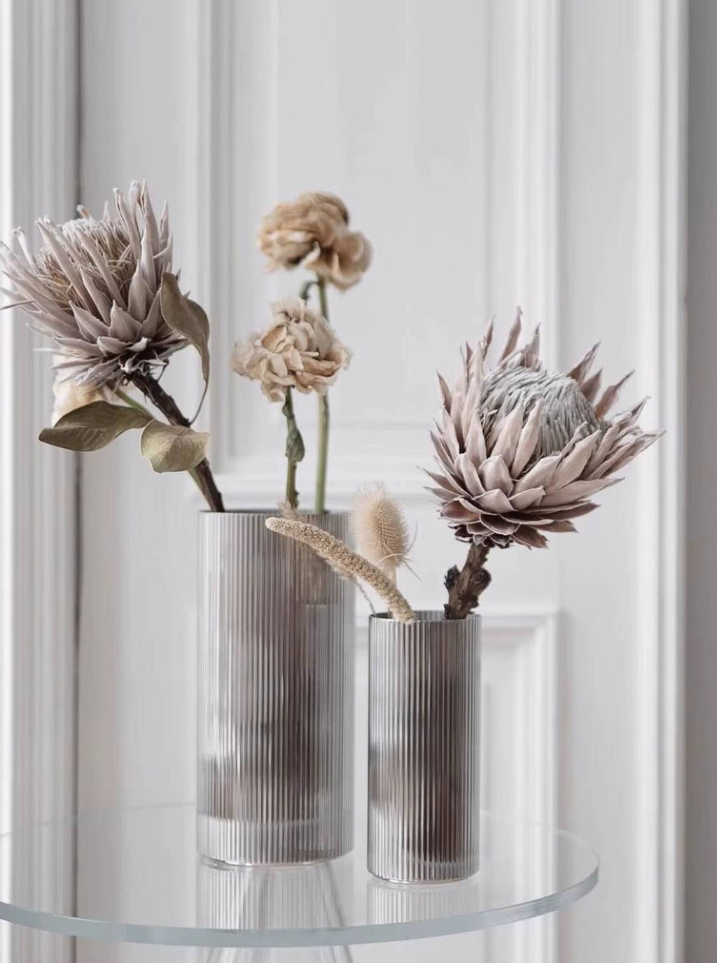 Edelstahl Vase Coren