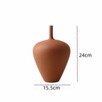 Vases en céramique décorative minimalistes Terra par lot de 3