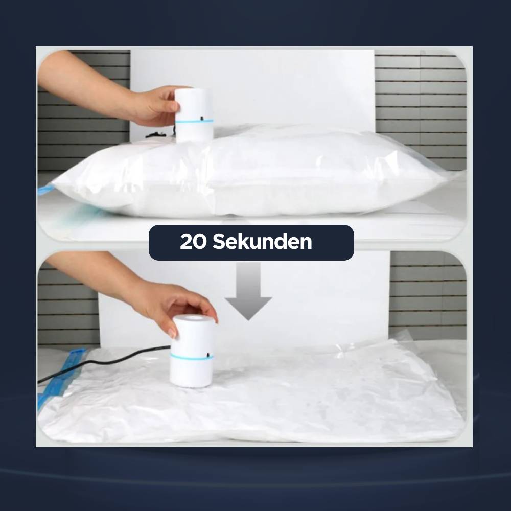 SmartSpace Kit: Elektrische Vakuumpumpe + Vakuumbeutel