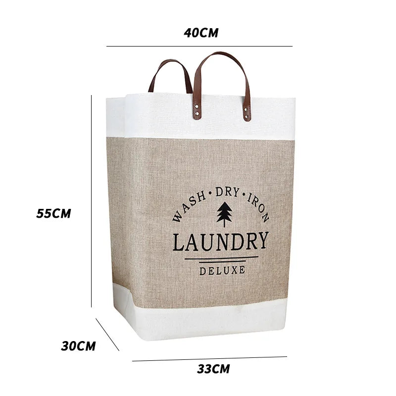 Foldable Deluxe Laundry Basket