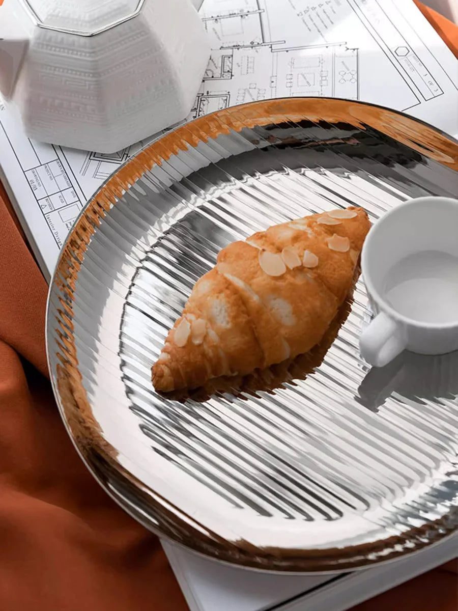 Edelstahl Serviertablett Sirven