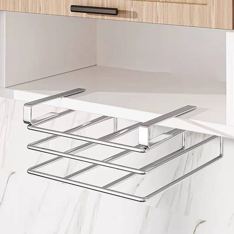 Cutting board holder for cabinet