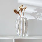 Vases en céramique décorative élégants Milano par lot de 2