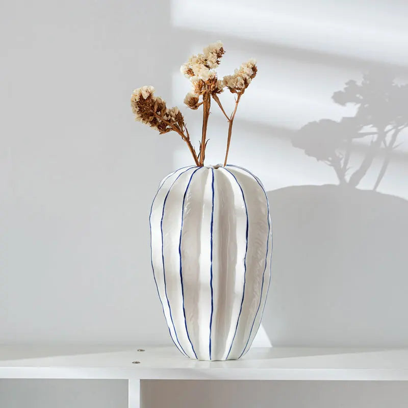 Elegant Decorative Ceramic Vases Milano Set of 2