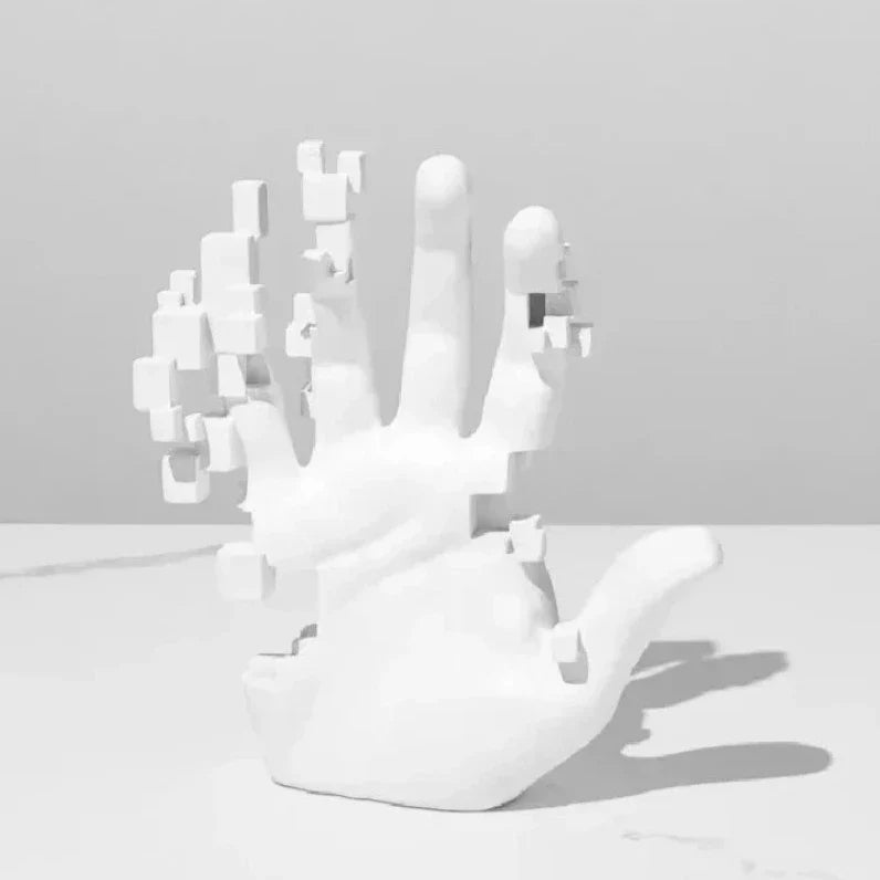 Scultura moderna a mosaico fatta a mano