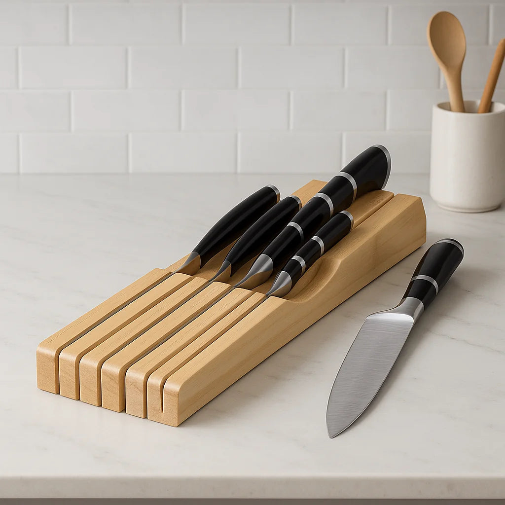 Messer-Organizer Bambus-Kollektion