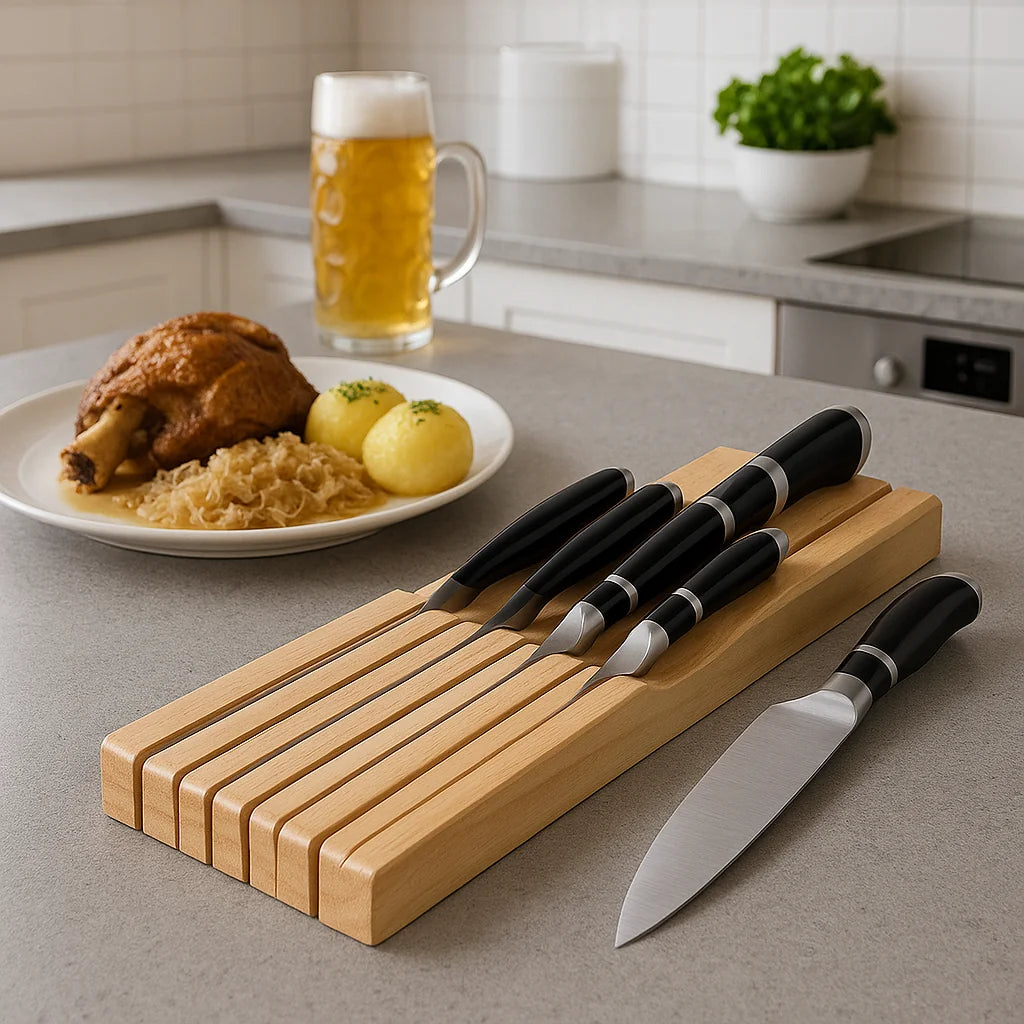 Organisateur de couteaux Collection Bambou
