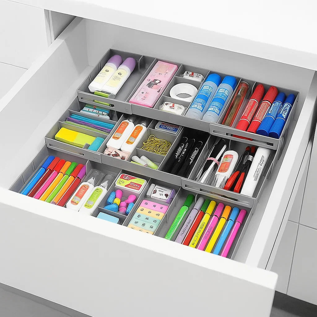 Erweiterbarer Schubladen-Organizer SmartBox